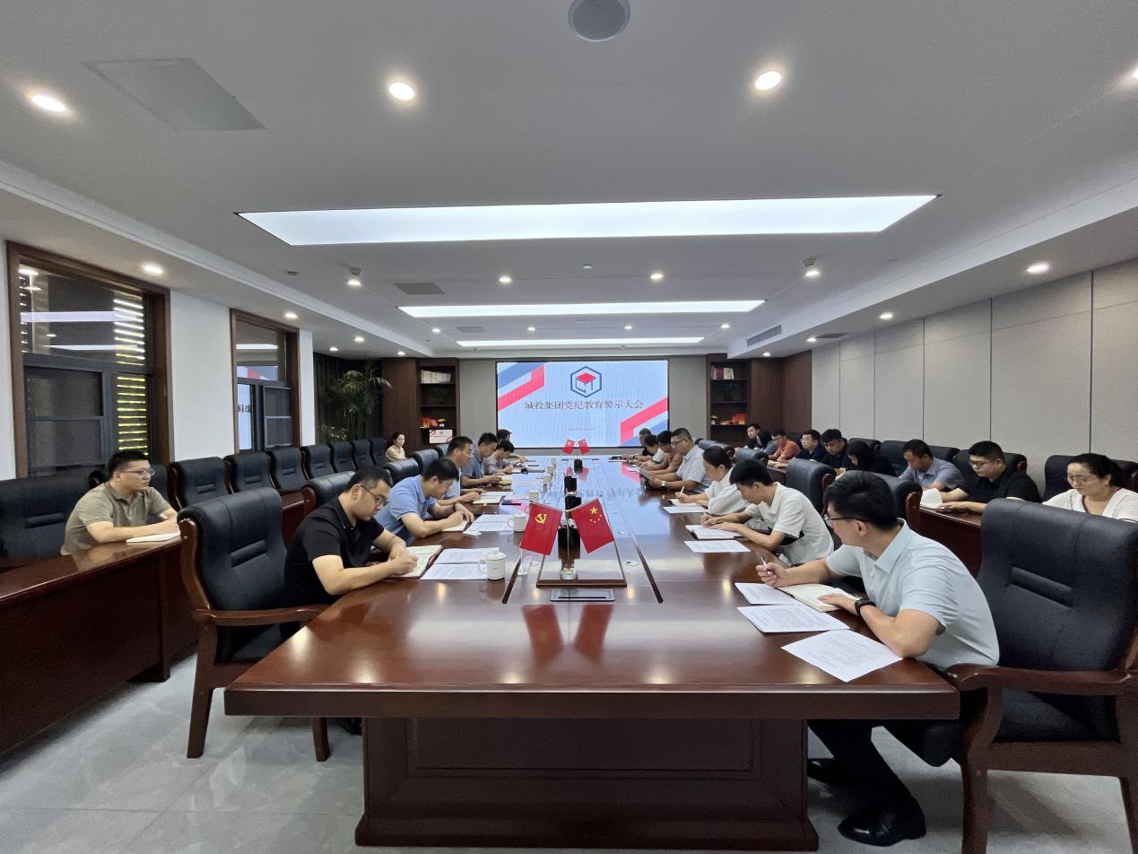 城投集團召開黨紀教育警示大(dà)會