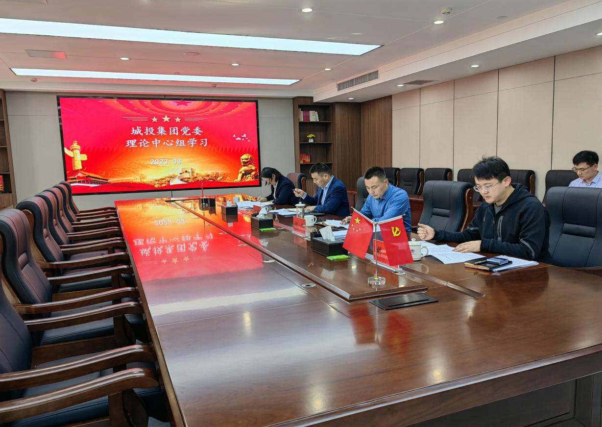城投集團召開3月份黨委理論學習中心組（擴大(dà)）會議